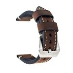 Wristwatch Watch Band Oil Tan Vintage Strap Dark Brown