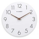 Plumeet 12'' Wooden Wall Clock Frameless Clocks