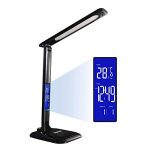 LEDGLE Desk Lamp, Table Lamp 8W LED Desk Lamp LCD Screen