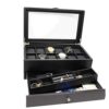 Display Case Organizer Watch Box 12 Watch Slots