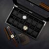 Wood Luxury Watch Box with Large Glass Window