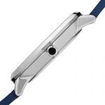 Bruno Magli Unique Light Blue Italian Leather Dial Strap Watch