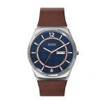 Skagen Brown Leather Watch Analog
