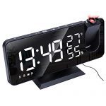 EAAGD Projection Digital Alarm Clock, LED Display with USB