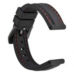 WOCCI 20mm Silicone Watch Band, Sporty Soft