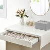 Vlando Gray Jewelry Trays - Stackable Storage for Elegant Organization