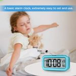 Blue Night Light Digital Alarm Clock