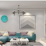 Modern Simple Wall Clock Indoor Non-Ticking Silent Sweep
