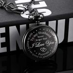 Pocket Watch Engraved I Love You