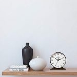 PresenTime Co Lewis Mantel Alarm Clock - A Silent Bronze Companion for Restful Nights