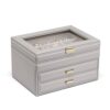 Watch Box Organizers with Glass Display Top