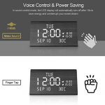 Wood Digital Dual Alarms Clocks