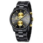 GOLDEN HOUR Watch Waterproof Chronograph Quartz Watch
