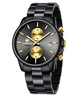 GOLDEN HOUR Watch Waterproof Chronograph Quartz Watch