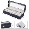 6-Slot Watch Case: Elegant Storage for Timepieces and Treasured Gifts
