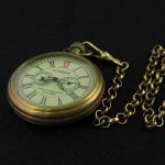 VIGOROSO Men's Vintage Full Copper Hand-Wind Mechanical