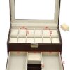Display Drawer Lockable Watch Case Organizer