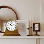 Mantel Clock Wood Mantle Clock Battery Operated