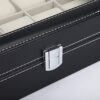Readaeer 10 Slot Leather Watch Box Display Case