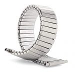 Speidel Men’s Twist-O-Flex Stainless Steel Stretch Metal