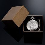 Black Dial Quartz Pocket Watch for Men