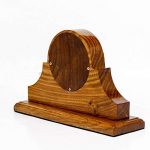 Office Decor Clock Rosewood Design Elegant Fireplace