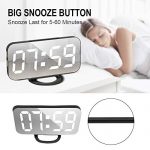 Digital Alarm Big Clock with USB Charger Ports