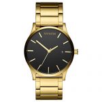 Black Gold Link 45 MM Men's Analog Minimalist Watch