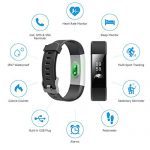 Letsfit Fitness Tracker HR - Your Ultimate Health Companion with Heart Rate Monitoring and Sleep Analysis