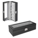 Leather Watch Box Display Case Organizer