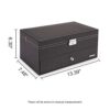 Homde Sunglasses Case Watch Box Jewelry Organizer