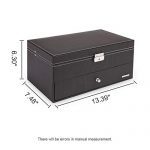 Homde Sunglasses Case Watch Box Jewelry Organizer