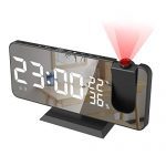 Radio Digital Alarm Clock with USB Charger