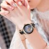 LIGE Lightweight Analog Quartz Watch for Women Waterproof Ceramic Band