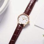STARKING Watch Women Burgundy Self Wind Automatic