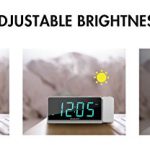 Projection Digital Alarm Clock with USB Phone Charger
