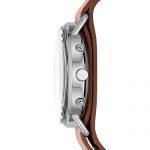 Brown Skagen Leather Watch Analog Stainless Steel