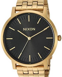 Nixon Men's Porter Japanese-Quartz Watch with Stainless-Steel Strap