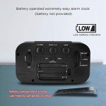 Humidity Temperature Digital Alarm Clock