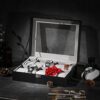 SONGMICS 10-Slot Watch Box, Faux Leather Watch Case
