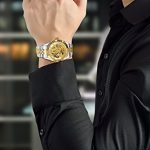 BRIGADA Men's Watches Swiss Brand Nice Classic Luxury Gold