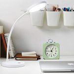 Green  Alarm Clock with Square Metal Case