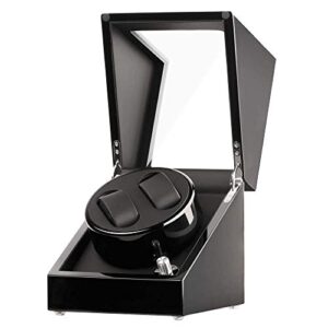 Automatic Double Wooden Watch Winder