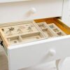 Velvet Jewelry Organizer Tray Stackable, Jewelry Storage