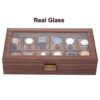 Box Organizer Watch Case with Glass Top