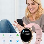 Smart Watch Compatible iPhone and Android Phones IP68 Waterproof