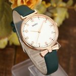 Top Plaza Womens Ladies Classic Simple Leather Analog Quartz