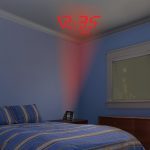 Projection Alarm Clock with Temperature and USB Charging