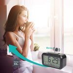 Large Display Digital Alarm Night Light Clock