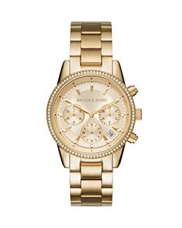 Michael Kors Women's Ritz Gold-Tone Watch